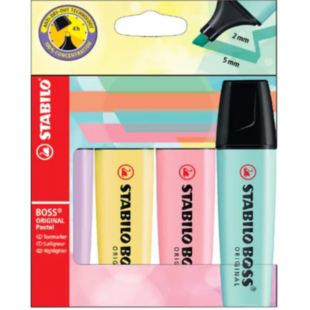 

Gramedia Banjarmasin - Stabilo Boss Pastel Set 4