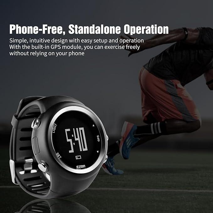 Top Brand Ezon T031 Rechargeable Gps Timing Watch Running Fitness Sports Watches Calories Counter