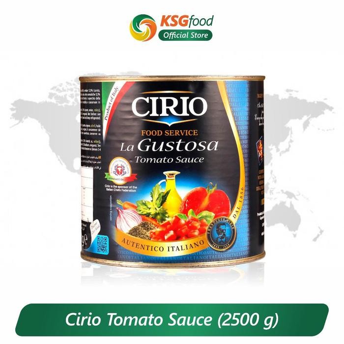 

Promo Terbatas Cirio La Gustosa Tomato Sauce 2.55Kg