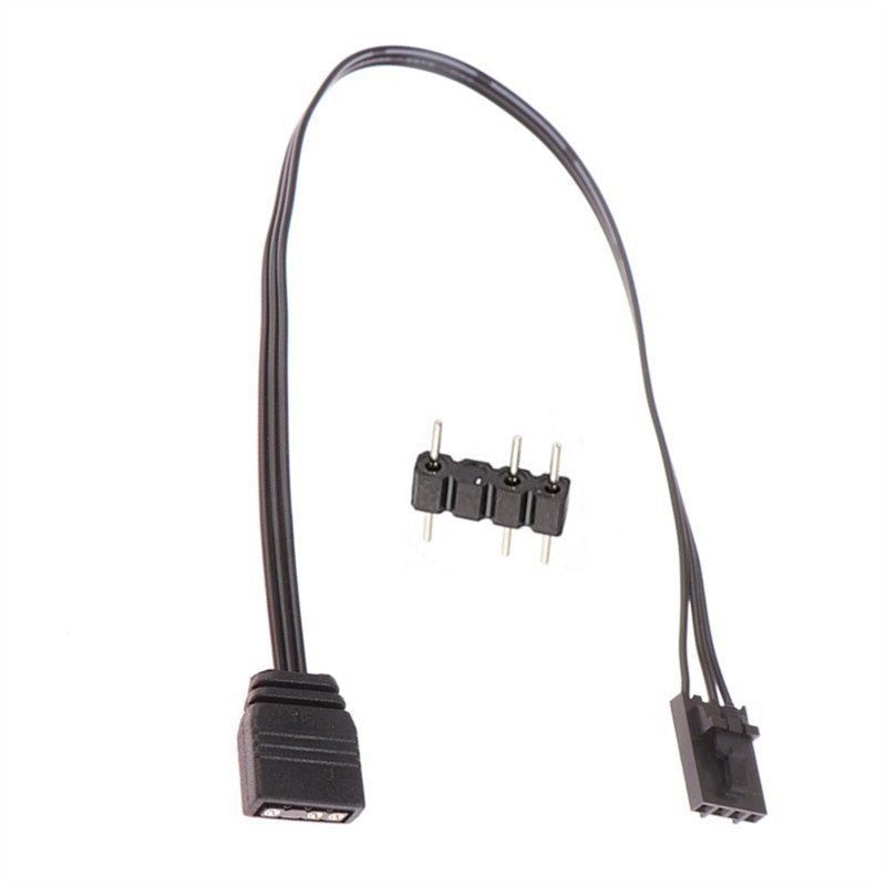 Newest For Corsair 4PIN RGB to Standard ARGB 3-Pin 5V Adapter Connector RGB Cable 25cm