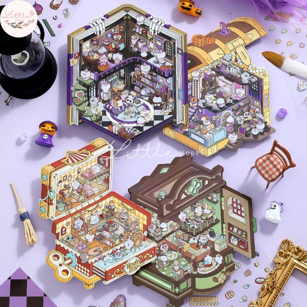 

BUNDLE SALE STICKER 3D 4PCS FREE PINSET Pum Decoration Creative Mainan Lucu Korea Satisfying
