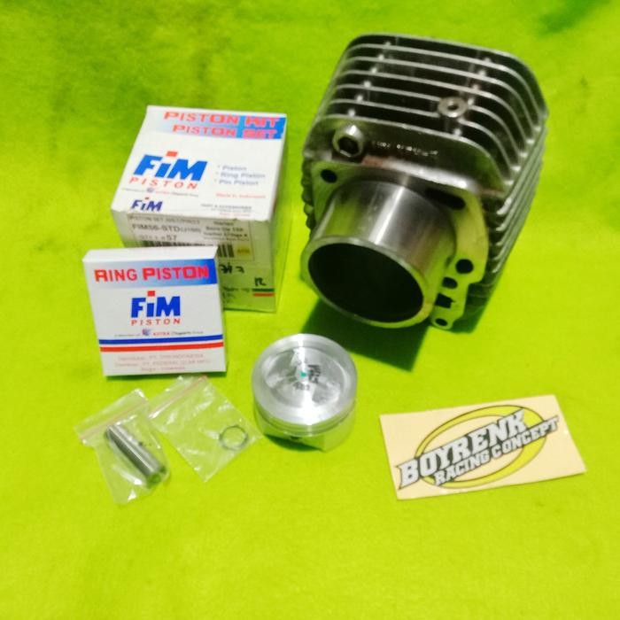 CYLINDER BLOK SUPRA X 125 KHARISMA BORING LUAR 62 BORE UP 150CC