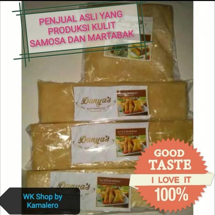 

PastikanTerjaminMutunya- KULIT SAMBOSA / SAMOSA BESAR 32 cm X 8.8 cm isi 25 lembar