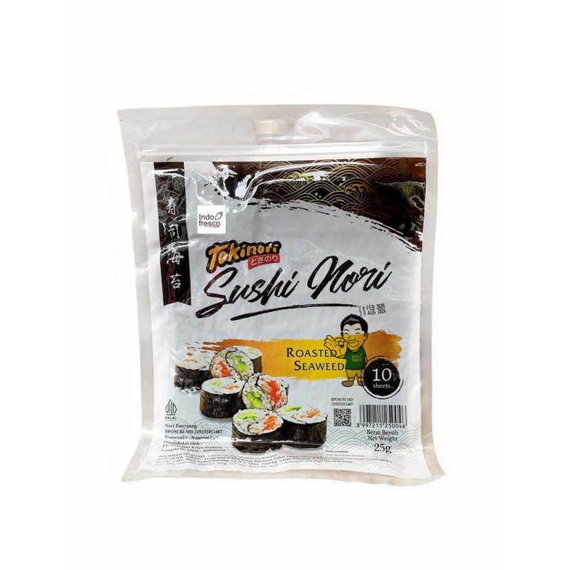 

PastikanTerjaminMutunya- Tokinori Yaki Sushi Nori- Roasted Seaweed- Rumput Laut 10pc