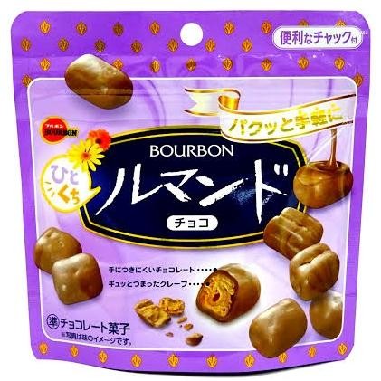 

PastikanTerjaminMutunya- Bourbon Hitokuchi Lumonde - Caramel Milk Choco Crepes Japan Snack