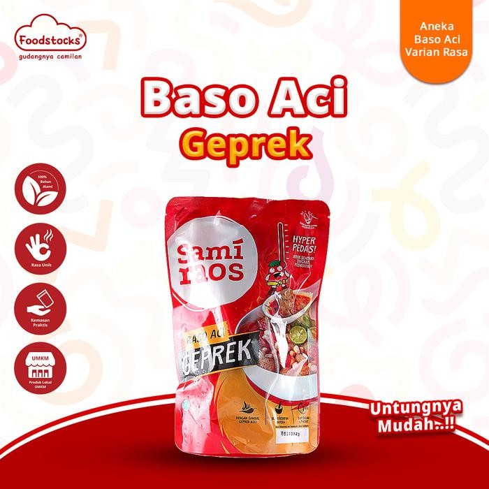

PastikanTerjaminMutunya- Baso Aci Geprek Djuara Sami Raos