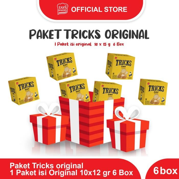 

PastikanTerjaminMutunya- PAKET TRICKS ORIGINAL 6 BOX - POTATO BAKED CRISPS