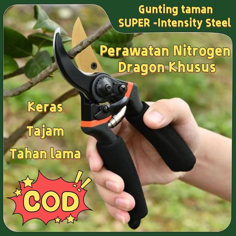 Dahan gunting taman tanaman rumput kebun gunting gunting taman kecil pemangkas tanam Sangat tajam