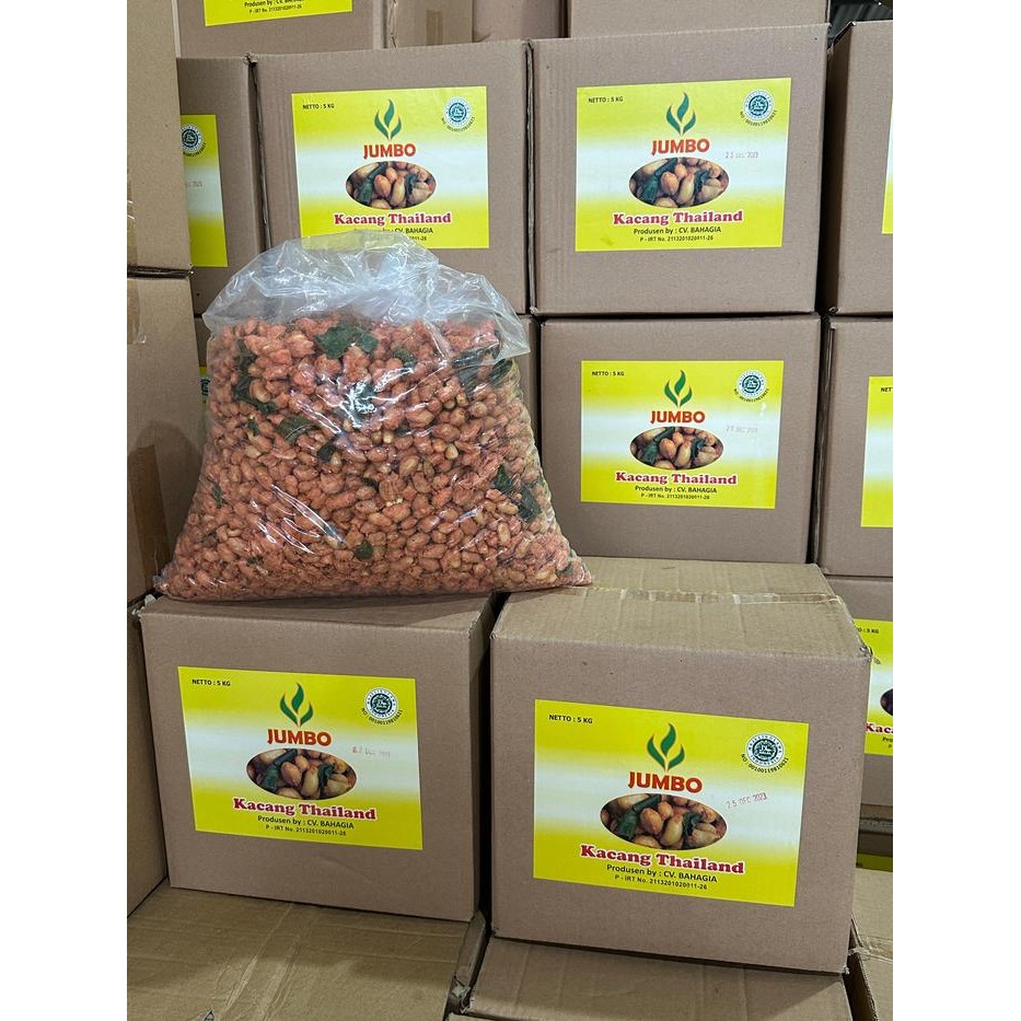 

PastikanTerjaminMutunya- 5KG KACANG THAILAND PEDAS JUMBO GROSIR MURAH 1 DUS