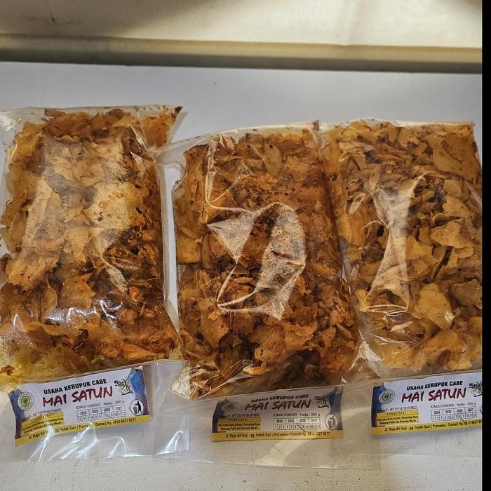 

PastikanTerjaminMutunya- Keripik Cabe IKA Dumai (Kerupuk Pedas Dumai)