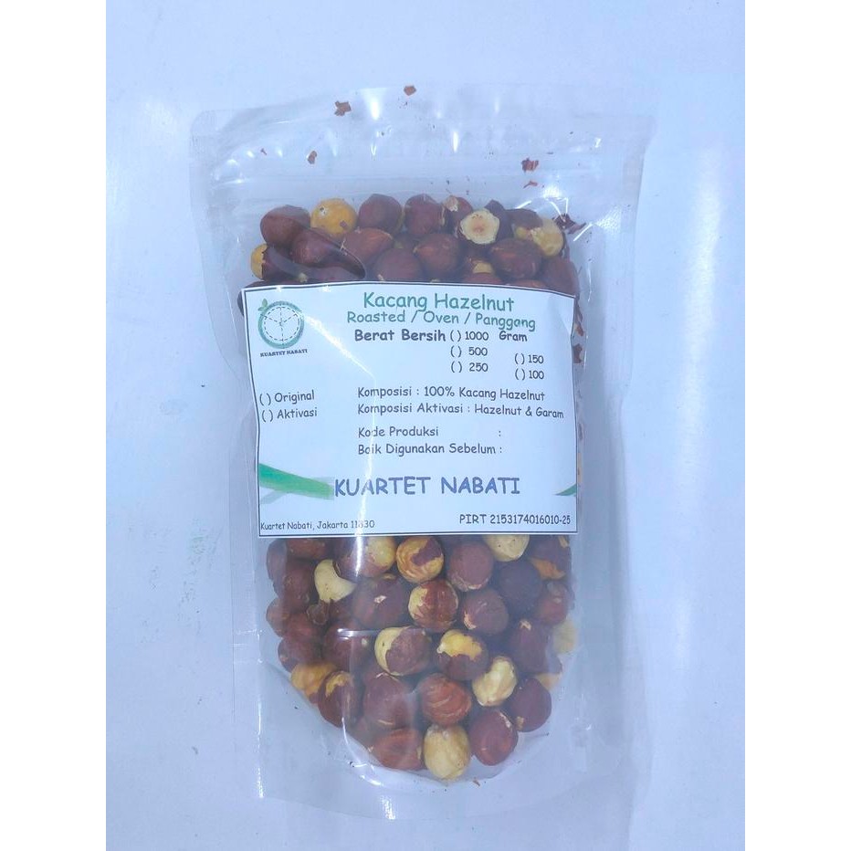 

PastikanTerjaminMutunya- HAZELNUT - KACANG - OVEN - PANGGANG - MATANG - RASA ORIGINAL 100 GR