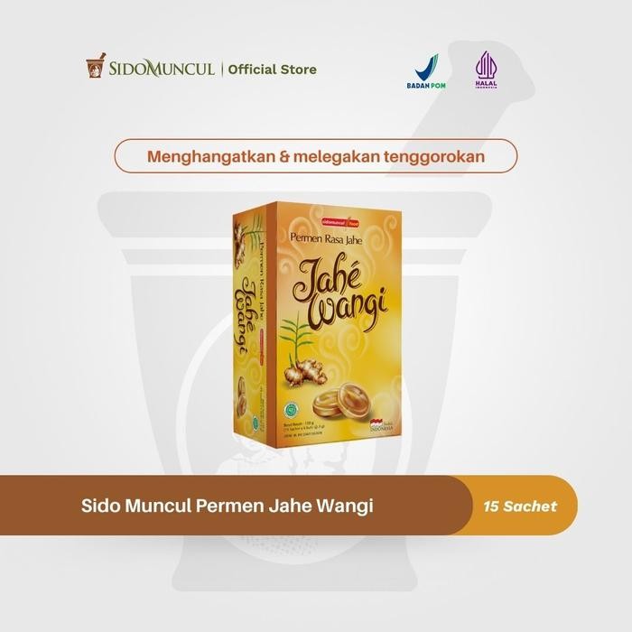 

PastikanTerjaminMutunya- Sido Muncul Permen Jahe Wangi 15's - Manis dan Hangat
