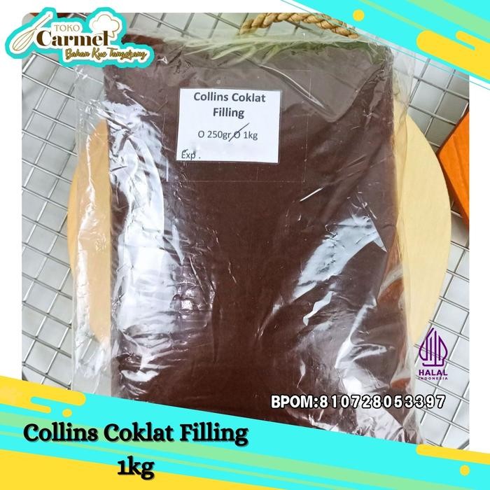 

PastikanTerjaminMutunya- Collins Coklat Filling 1kg Ekonomis - Selai Coklat Murah