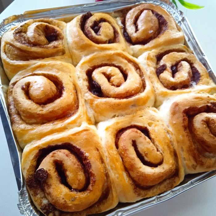 

PastikanTerjaminMutunya- Cinnamon roll vegan low cal less sugar