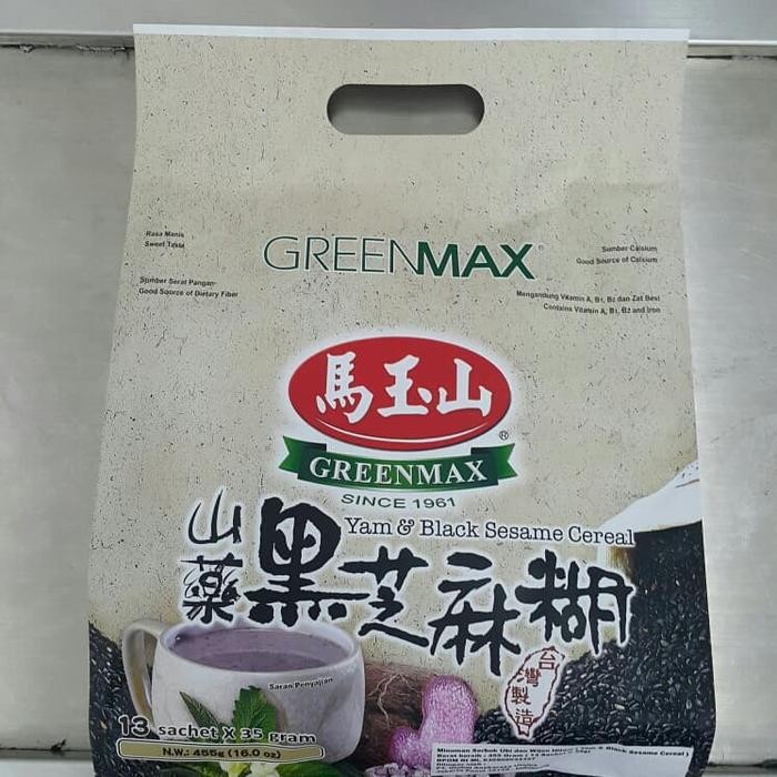 

PastikanTerjaminMutunya- GreenMax Yam & Black Sesame