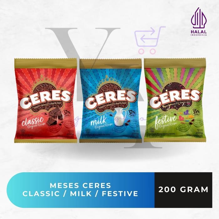 

PastikanTerjaminMutunya- Meses Ceres Classic / Milk / Festive 200 gram