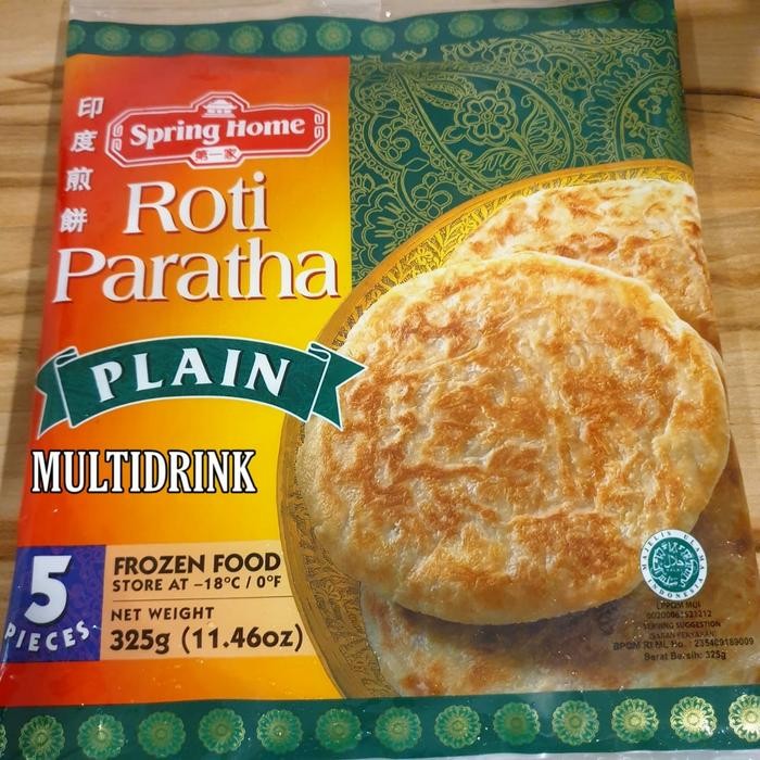 

PastikanTerjaminMutunya- Roti parata spring home / roti prata impor singapore halal Mui