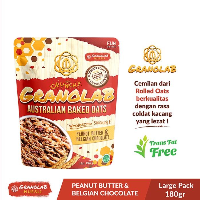 

PastikanTerjaminMutunya- Granolab Muesli - Granola Peanut Butter & Belgian Chocolate