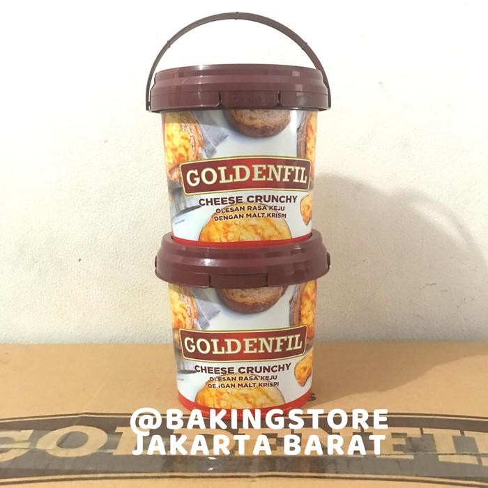 

PastikanTerjaminMutunya- Goldenfil Cheese Crunchy 1kg Selai Keju Malt Krispi Goldenfil