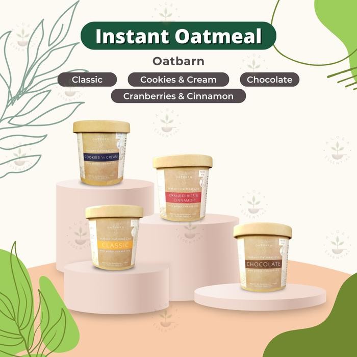 

PastikanTerjaminMutunya- OatBarn Instant Oatmeal Cup - Oatmeal Instan