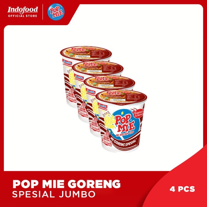 

PastikanTerjaminMutunya- 4 Pcs - Pop Mie Goreng Special Jumbo 75 gr