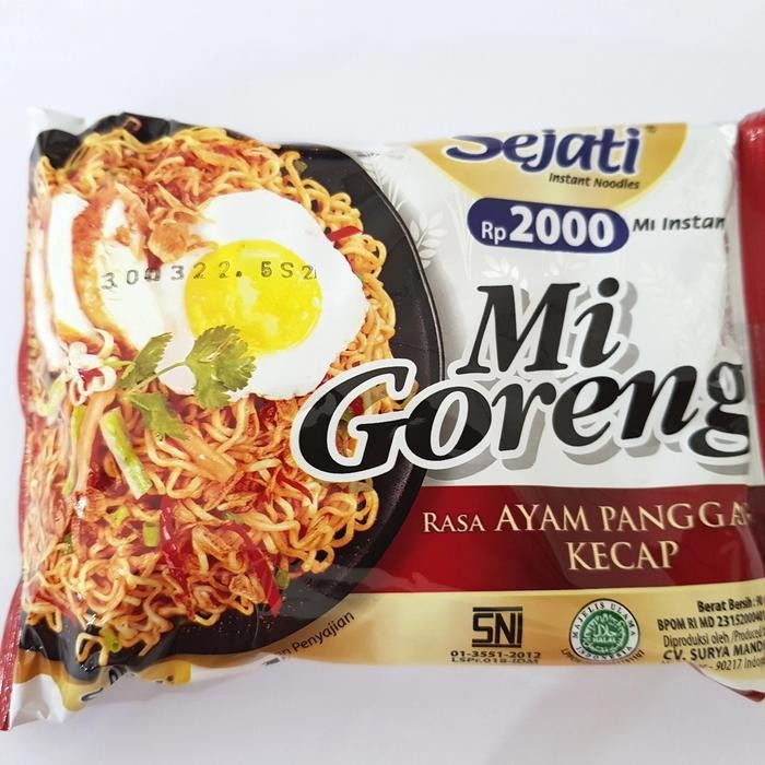 

PastikanTerjaminMutunya- Mie Sejati Goreng - 1 Dus (40 pcs)