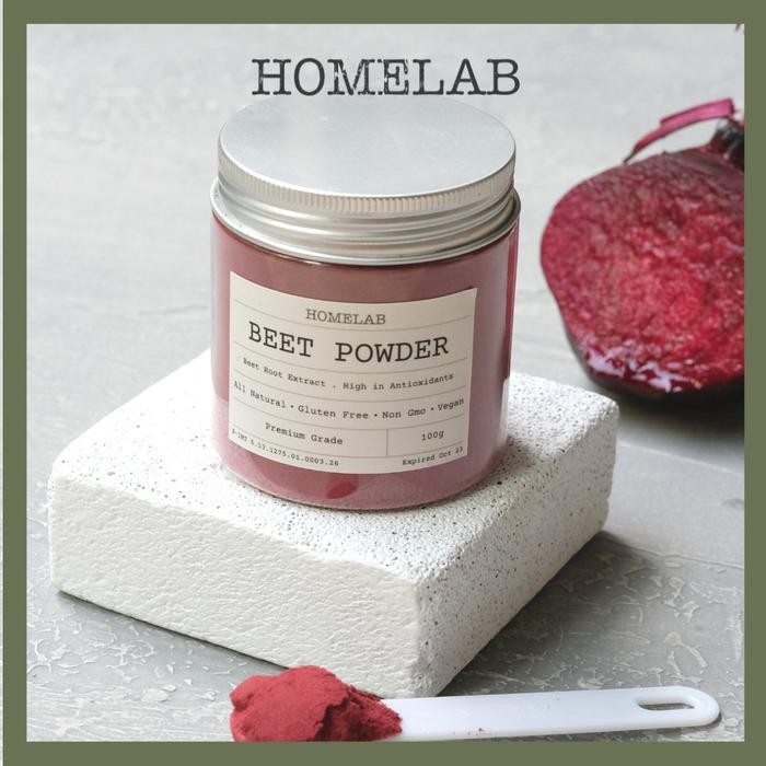 

St0ckMelimpAh- Pure Beetroot Powder 100g - Bubuk Bit Organic 100% Asli Tanpa Campuran