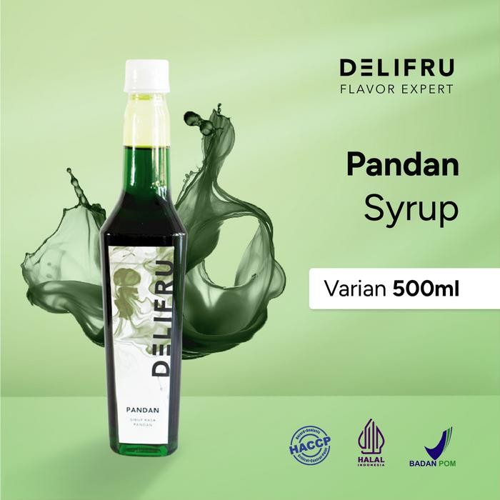 

BnyKpilihAnSkrG- Delifru Syrup Pandan - Sirup Pandan 500 ml