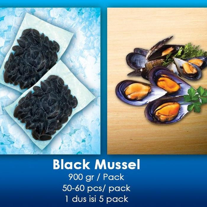 

BnyKBonusBelidiMari- Black Mussel 900 gram/pack 50-60 pcs/pack