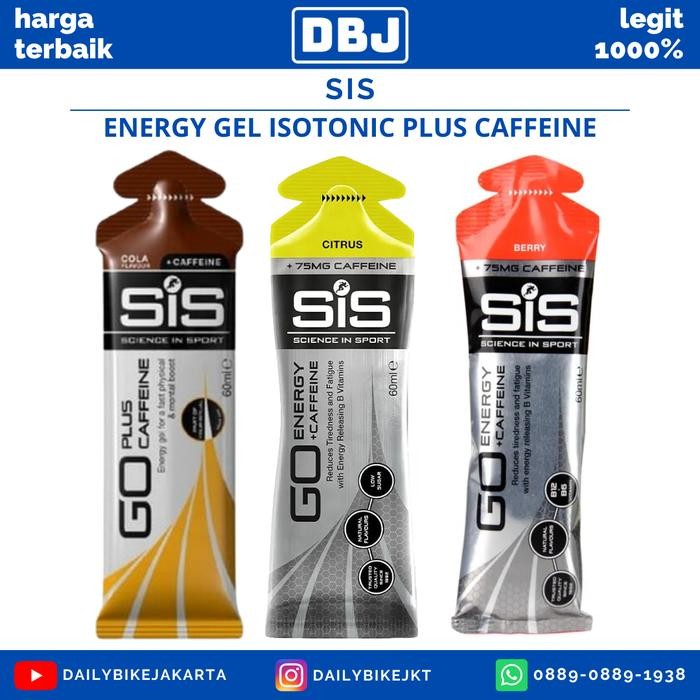 

BnyKpilihAnSkrG- SIS ENERGY GEL ISOTONIC PLUS CAFFEINE 75MG MINUMAN ENERGI GEL 60ML