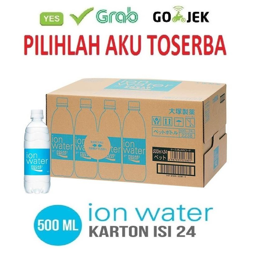 

BnyKpilihAnSkrG- POCARI SWEAT ION WATER PET 500 ml - (1 KARTON ISI 24 BOTOL)