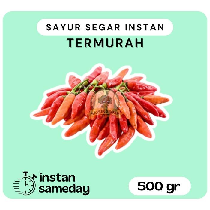 

BnyKBonusBelidiMari- Cabai Rawit Merah 500gram - Sayursegarinstan
