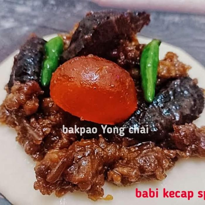 

BnyKBonusBelidiMari- Bakpao babi kecap SPECIAL (T.asin,jamur,cabe rawit) ukuran LBH besar .