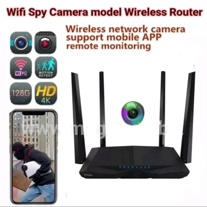 Zooma- Wifi Spy Camera Model Router (Kamera Tersembunyi/ Hidden Camera) - Pantau Live Di Hp