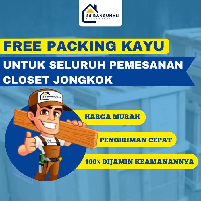 PREMIUM CLOSET JONGKOK CORONG DUTY / KLOSET JONGKOK DUTY LANTAI 2