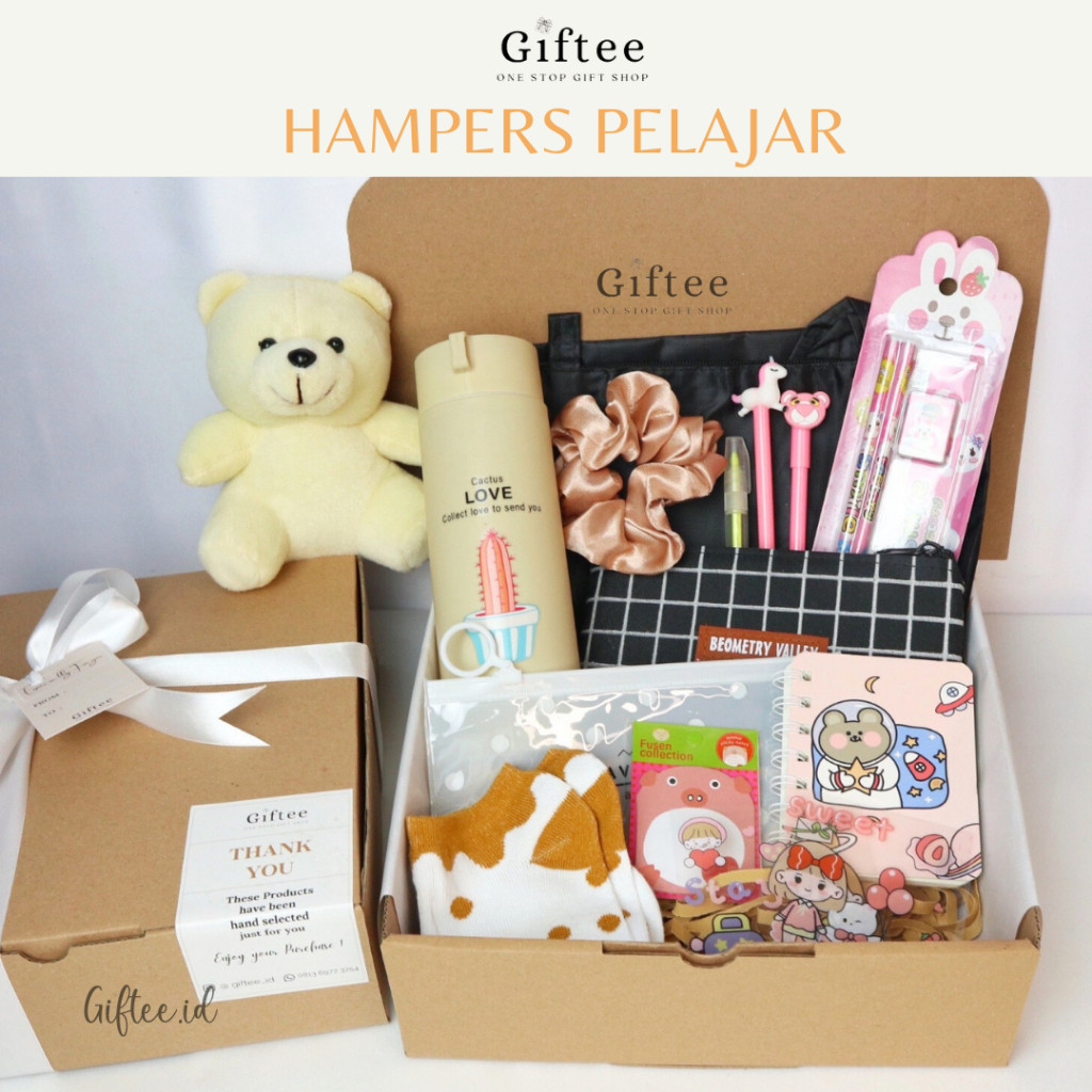 

PROMO / HAMPERS PELAJAR PERLENGKAPAN SEKOLAH PAKET ALAT TULIS BACK TO SCHOOL STATIONARY SET JOURNAL