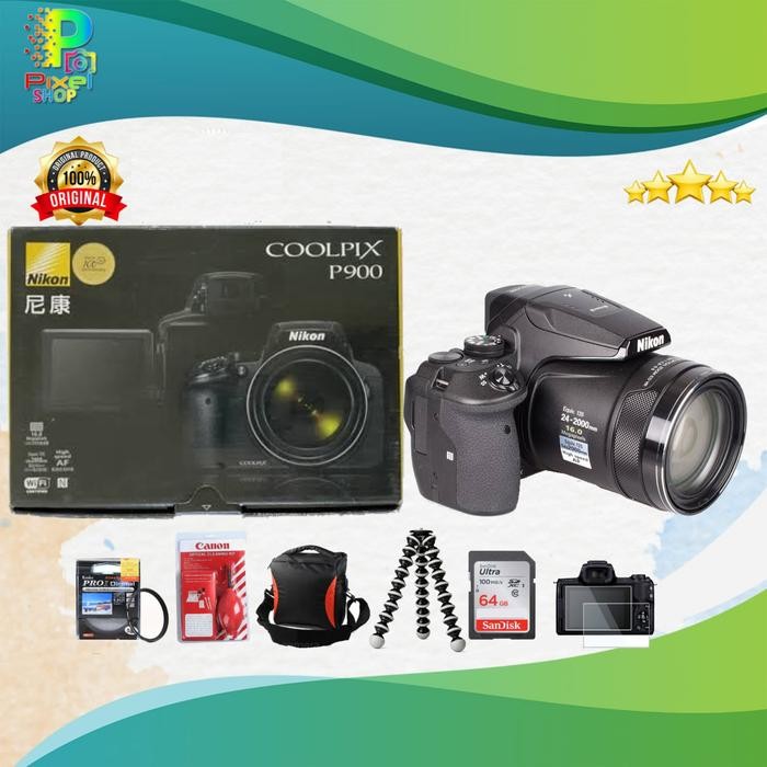 Cam- Nikon Coolpix P900 / Nikon P900 / Kamera Nikon Coolpix P900