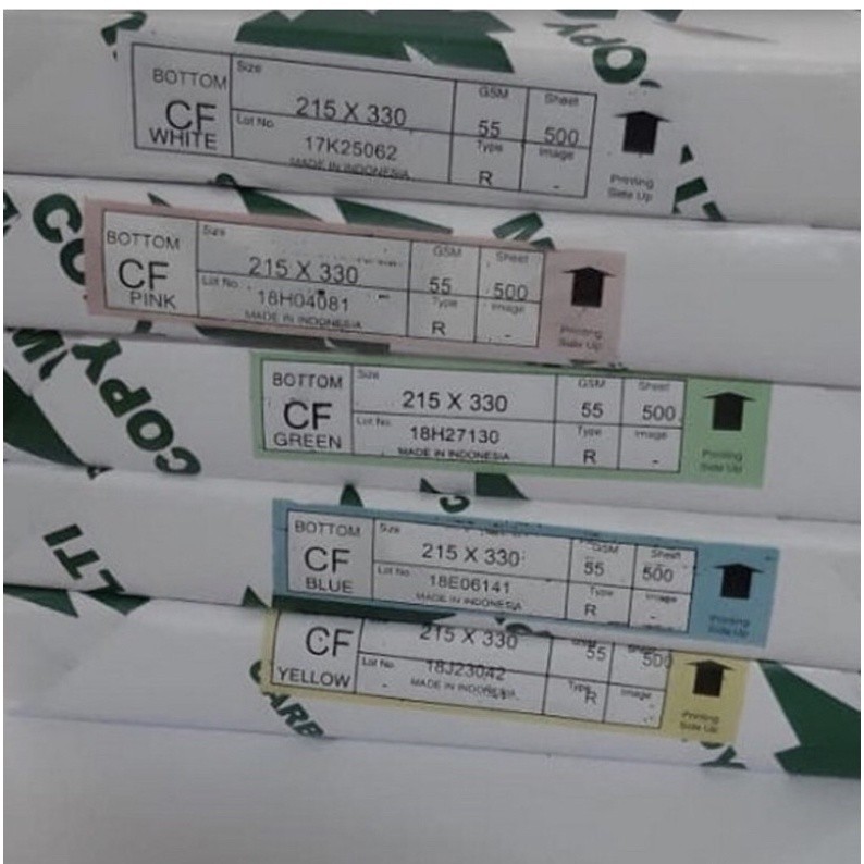 

kertas NCR /kertas nota merk MC isi lembar ukuran folio