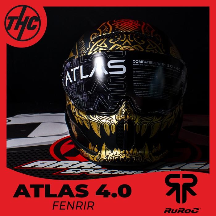 RUROC ATLAS 4.0 FENRIR FULL FACE HELMET ORIGINAL RUROC
