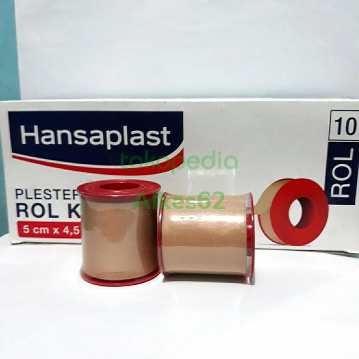 Hansaplast roll 5cmx4,5m plester gulung plester hansaplast