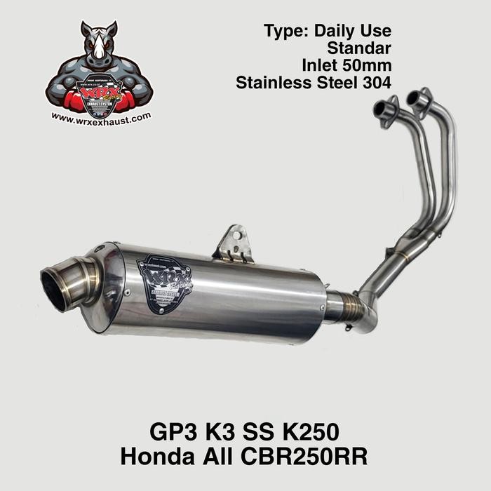 Knalpot WRX GP3 SS K250 CBR250RR