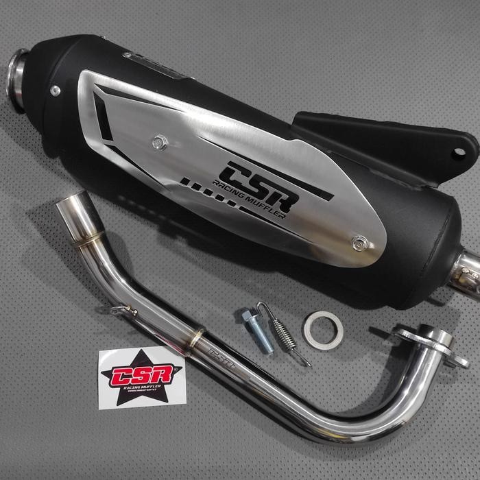 CSR MUFFLER KNALPOT CSR FULL SYSTEM YAMAHA MIO SPORTY/SMILE ORIGINAL CSR