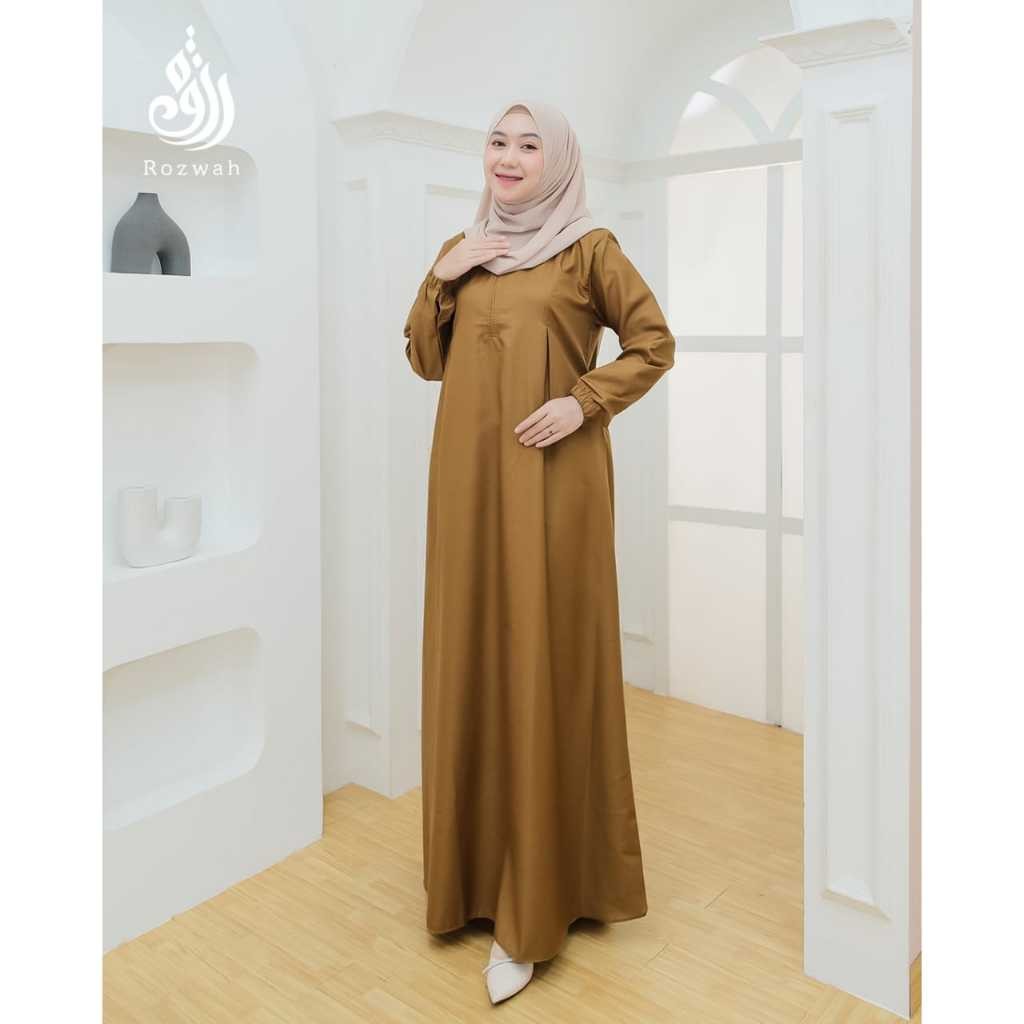 PROMO / GAMIS PNS POLOS TOYOBO PREMIUM EXSLUSIVE ROZWAH/KHAKI/PEMDA/PDH/SERAGAM PNS WANITA/GAMIS