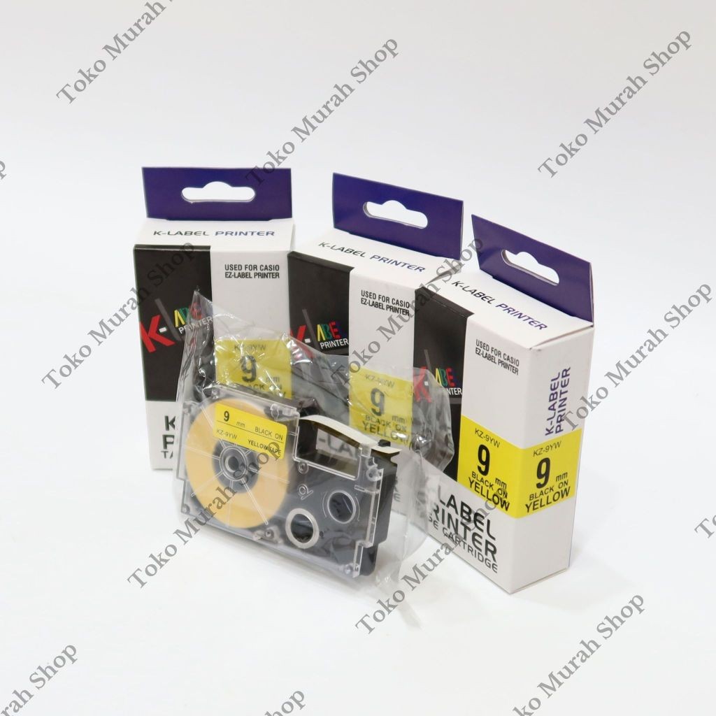 

Label K-Label / Label Tape K-Label -9YW 9MM Kuning