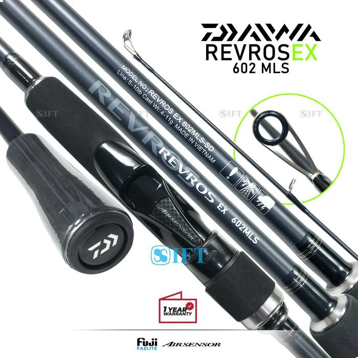 joran daiwa revros ex fuji fazlite spinning casting [22] resmi [kuat dan awet]