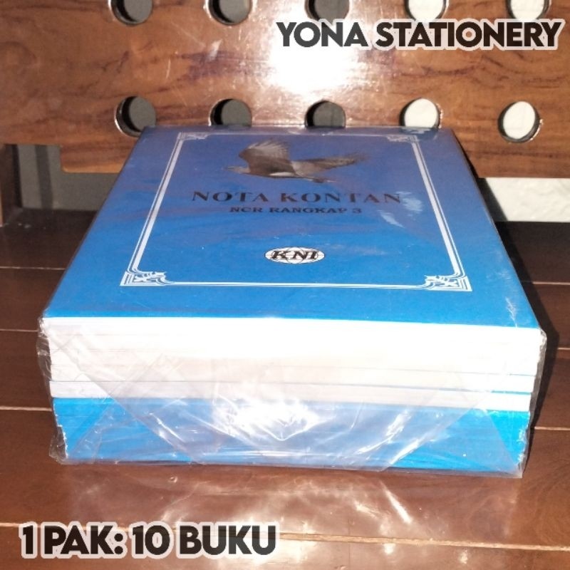 

Nota Kontan NCR Rangkap 3 KNI (B3) / Besar 1 Pak: 10 Buku