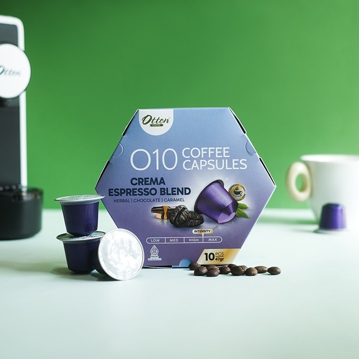 

Kopi Kapsul - O10 Crema Espresso Coffee Capsule Kapsul Nespresso / Opresso / Veloce / Froth Master /