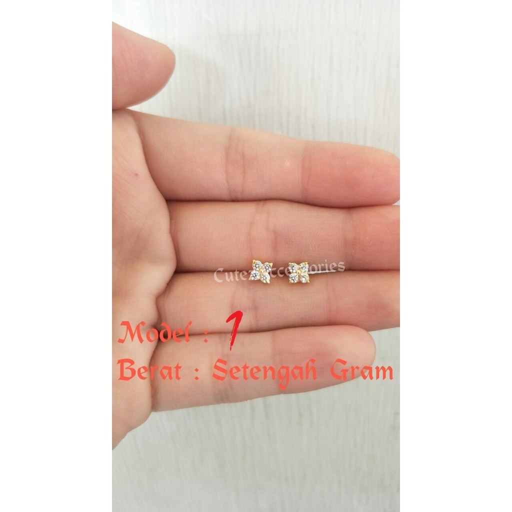 Anting Giwang Emas Muda