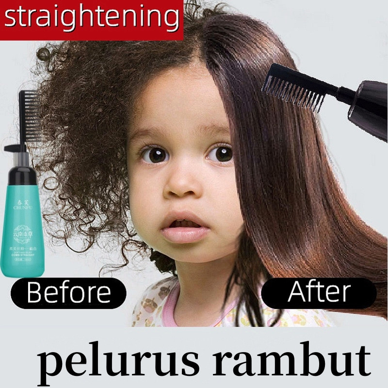 Cream Pelurus Rambut tanpa catok Masker Pelurus Rambut Smoothing rambut permanen Obat Pelurus Rambut