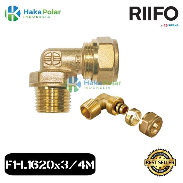 Knee Drat Luar Rifeng Male Elbow F1-L1620x3/4M Kode 607